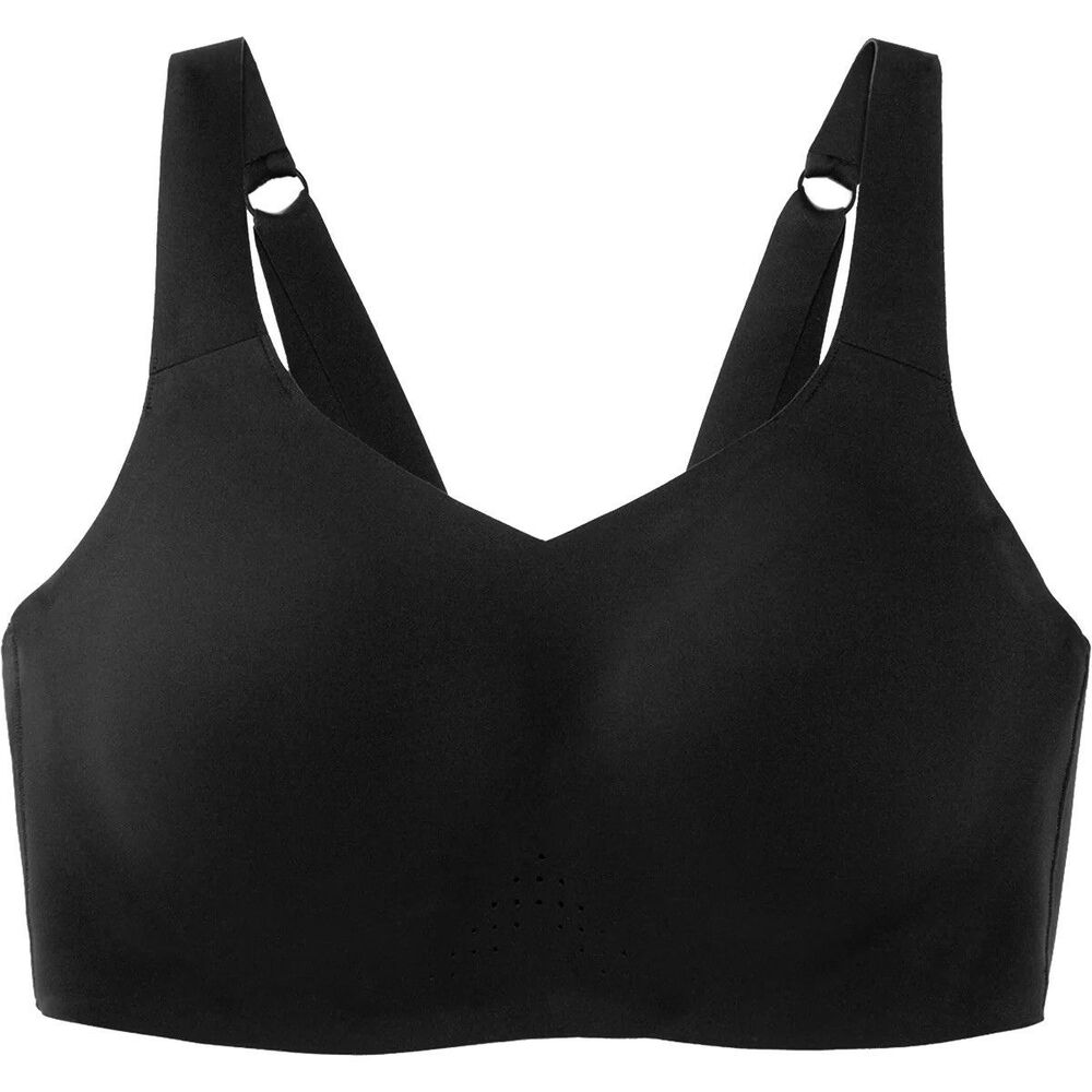 Brooks Womens 40D Black Dare Underwire Sports Bra High Impact Running NEW NWT